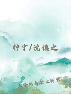 钟宁/沈慎之