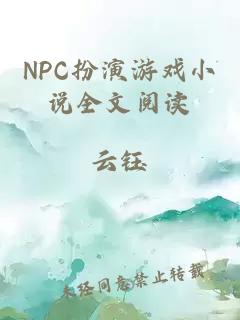 NPC扮演游戏小说全文阅读