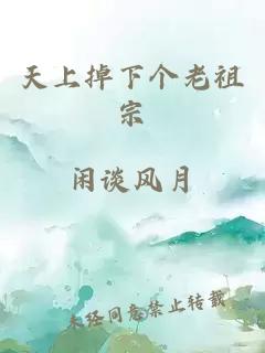 天上掉下个老祖宗