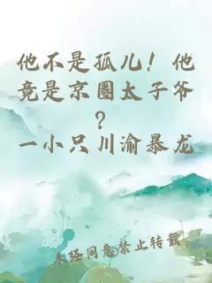 他不是孤儿！他竟是京圈太子爷？
