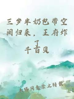 三岁半奶包带空间归来，王府炸了
