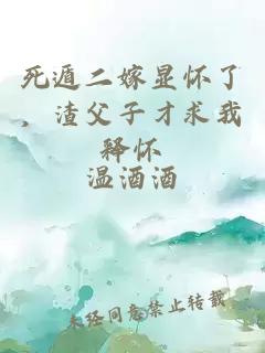 死遁二嫁显怀了，渣父子才求我释怀